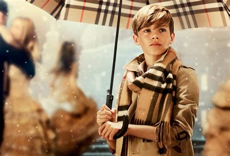 david beckham sohn burberry|David Beckham’s Son Debuts First Burberry Commercial (Video).